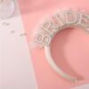 Unyqoos® Bruidshoofdband met Parelversiering voor Bruiloft en Vrijgezellenfeest Elegantie