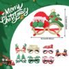 550x550-32242.jpg Unyqoos® Set van 12 feestelijke kerstbrillen met glitter voor kerstfeestjes