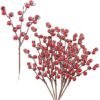 550x550-32248.jpg Unyqoos® Set van 14 decoratieve rode bessen voor feestelijke en creatieve toepassingen