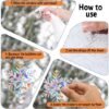 Unyqoos® Set van 65 statisch hechtende sneeuwvlok raamstickers voor winterdecoratie