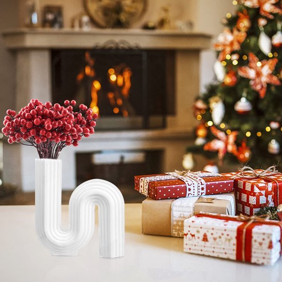 550x550-32281.jpg Unyqoos® Set van 20 rode kunstbessentakken voor veelzijdige kerstversiering