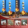 Unyqoos® Feestelijke LED Kerstraamverlichting met Batterij en Zuignap voor Binnen en Buiten