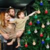 Unyqoos® Kleurrijke mini kerstballen set met gouddraad voor veelzijdige decoraties