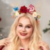 Unyqoos® LED Haarband met Rendiermotief voor Feestelijke Kerstvieringen