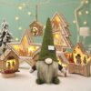Unyqoos® Gezellige handgemaakte kerstgnome voor sfeervolle feestdecoratie