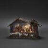 Unyqoos® Decoratieve LED waterlantaarn met kribbe en timer voor sfeervol interieur