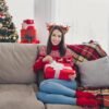 Unyqoos® Feestelijke Kerstgewei Haarbanden Set voor Dames en Kinderen