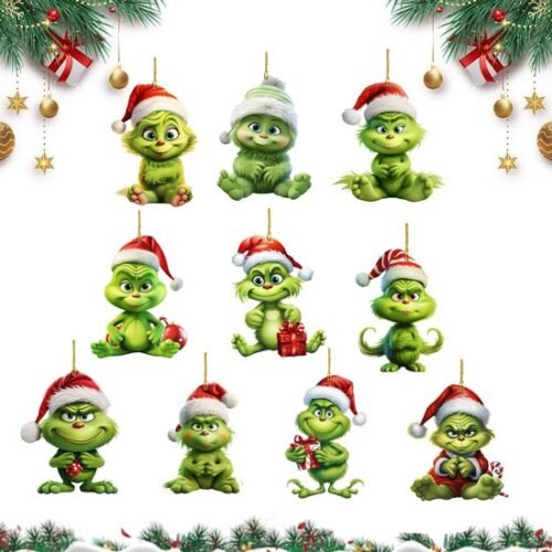 550x550-32406.jpg Unyqoos® Set van 10 feestelijke kerstdecoraties voor een magische kerstsfeer