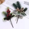 550x550-32449.jpg Unyqoos® Set van 200 kunstmatige bessen in goud en rood voor kerstdecoratie