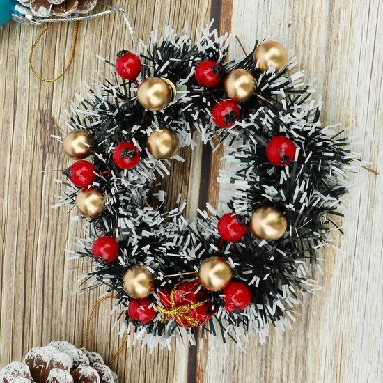 550x550-32454.jpg Unyqoos® Set van 200 kunstmatige bessen in goud en rood voor kerstdecoratie