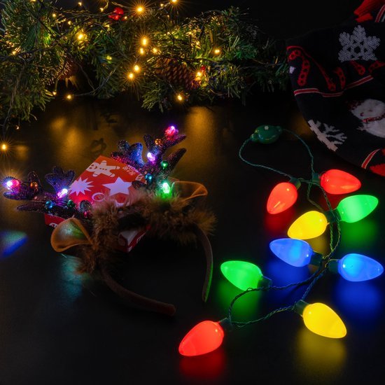 550x550-32477.jpg Unyqoos® Set van lichtgevende kerstketting en rendierhoofdband voor feestelijke outfits