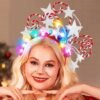 Unyqoos® LED Verlichte Haarband met Kerstthema voor Feestelijke Gelegenheden