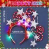 Unyqoos® LED Verlichte Haarband met Kerstthema voor Feestelijke Gelegenheden