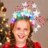 Unyqoos® LED Verlichte Haarband met Kerstthema voor Feestelijke Gelegenheden