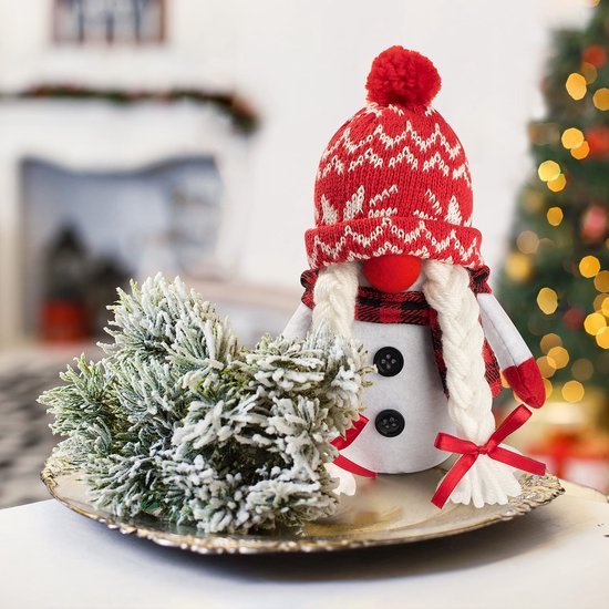 550x550-32561.jpg Unyqoos® Set van 2 handgemaakte Scandinavische kabouters voor sfeervolle kerstdecoratie