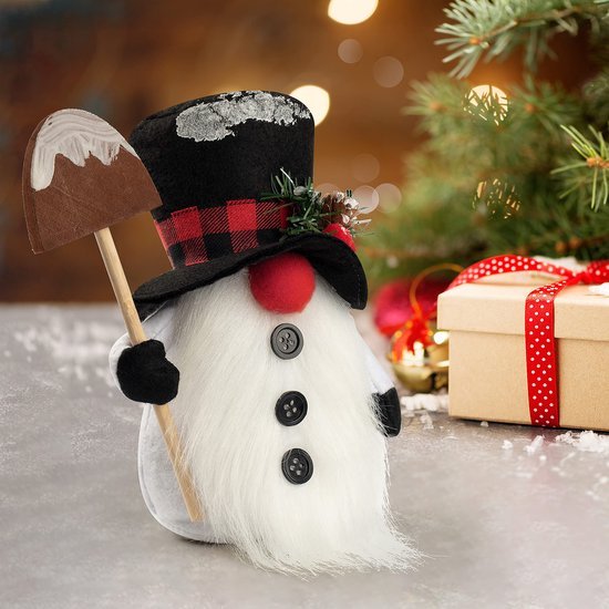 550x550-32562.jpg Unyqoos® Set van 2 handgemaakte Scandinavische kabouters voor sfeervolle kerstdecoratie