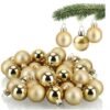 550x550-32578.jpg Unyqoos® Set van 40 stijlvolle mini kerstballen van glas voor kerstdecoratie