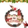 Unyqoos® Charmante sneeuwpop deurkrans voor feestelijke kerstdecoratie binnen en buiten