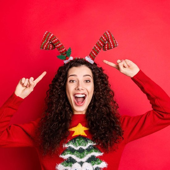 550x550-32610.jpg Unyqoos® Set van 9 feestelijke kersthaarbanden voor creatieve en vrolijke kerstsfeer