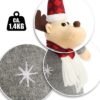 Unyqoos® Charmante rendierdecoratie voor een sfeervolle kerst in huis en kantoor