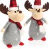 Unyqoos® Charmante rendierdecoratie voor een sfeervolle kerst in huis en kantoor
