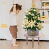 Unyqoos® Betoverende mini-kerstboom van 60 cm met decoraties voor feestelijke sfeer