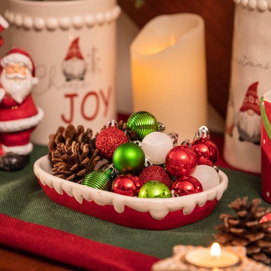 550x550-32634.jpg Unyqoos® Set van 49 onbreekbare kerstballen voor feestelijke kerstboomdecoratie