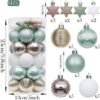550x550-32702.jpg Unyqoos® Set van 35 onbreekbare kerstballen in mintgroen, roze en gouden tinten