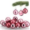 550x550-32716.jpg Unyqoos® Set van 20 glazen mini-kerstballen in oudroze voor feestelijke boomdecoratie