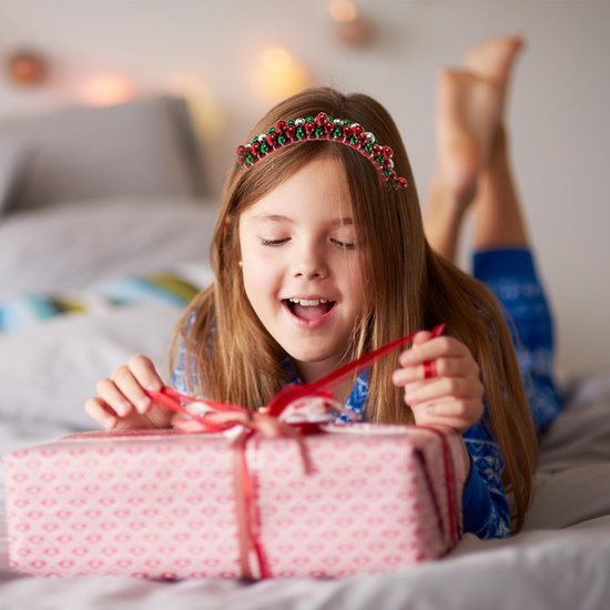 Unyqoos® Feestelijke Kersthoofdbanden met Belletjes voor Jong en Oud, Set van 2