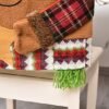 Unyqoos® Set van 3 feestelijke stoelhoezen voor kerstdecoratie in eetkamer