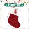 Unyqoos® Gepersonaliseerde Kerstkousen met 26 Letters voor Sfeervolle Kerstdecoratie