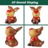 550x550-32747.jpg Unyqoos® Vijfdelige set micro-elandfiguren voor sfeervolle kerstdecoratie