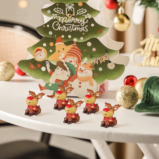 550x550-32752.jpg Unyqoos® Vijfdelige set micro-elandfiguren voor sfeervolle kerstdecoratie