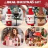Unyqoos® Creatieve Kerstdecoratie voor Wijnflessen met Kerstman en Rendier Motieven