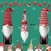 550x550-32793.jpg Unyqoos® Set van 4 feestelijke flessenhoezen voor wijn en sterke drank met kerstsfeer