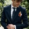 Unyqoos® Set van zes elegante lichtblauwe kunstbloem corsages voor formele gelegenheden