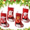 550x550-32822.jpg Unyqoos® Set van 4 kerstkousen voor decoratie van boom en schoorsteen
