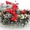 550x550-32840.jpg Unyqoos® Set van twee feestelijke kransen met dennenappels en bessen voor Kerstmis