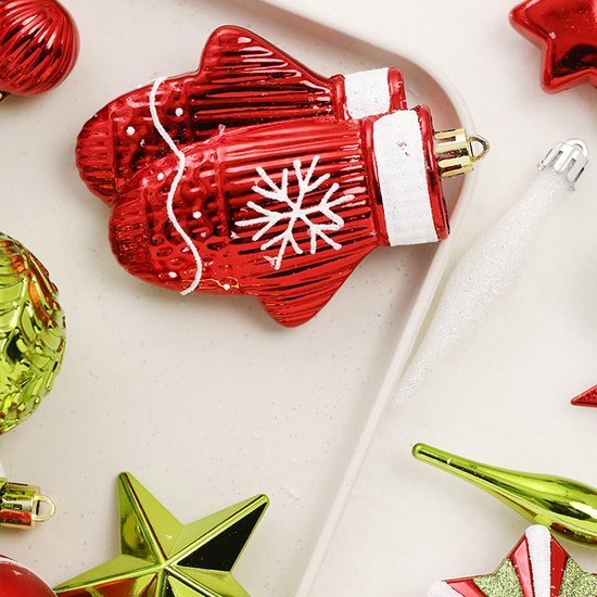 550x550-32859.jpg Unyqoos® Set van 70 onbreekbare kerstballen voor feestelijke boomversiering