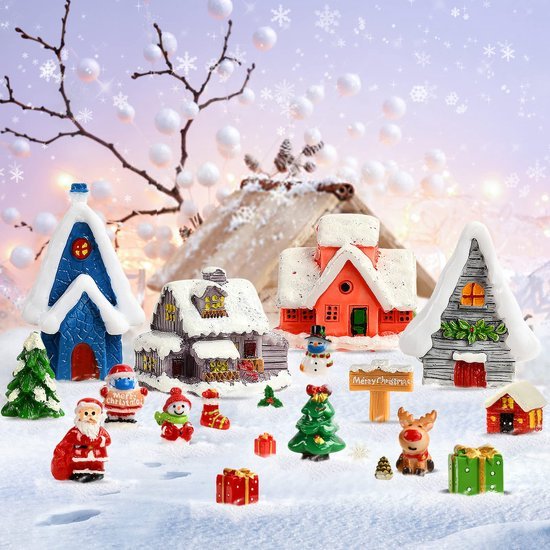 550x550-32883.jpg Unyqoos® Set van 20 Miniatuur Kerstornamenten voor Sfeervolle Kerstdecoratie