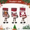 550x550-32911.jpg Unyqoos® Set van drie vrolijke kerstsokken voor decoratie en cadeauverpakkingen