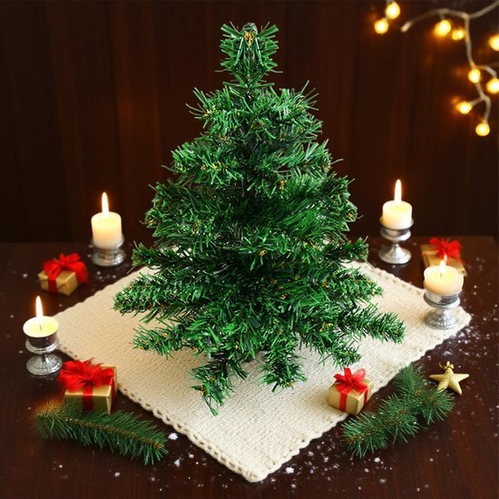 Unyqoos® Compacte kunstkerstboom set van drie voor sfeervolle decoratie