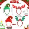 550x550-32927.jpg Unyqoos® Set van 4 feestelijke haarbanden met LED-verlichting voor Kerstmis