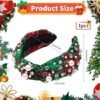 Unyqoos® Elegante brede hoofdband met parels en kristallen voor feestelijke gelegenheden