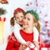 Unyqoos® Feestelijke haarbanden met parels en strass voor kerstvieringen