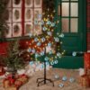 550x550-32987.jpg Unyqoos® Set van 42 ijsblauwe mini-kerstballen met zes unieke designs