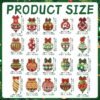 Unyqoos® Creatieve knutselset voor kinderen met 20 kerst diamond painting hangers