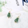 Unyqoos® Elegante spiraalvormige kerstboomoorbellen voor feestelijke gelegenheden