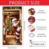 550x550-33023.jpg Unyqoos® Sfeervolle kerstdeurdecoratie met kerstman en rendieren voor binnen en buiten